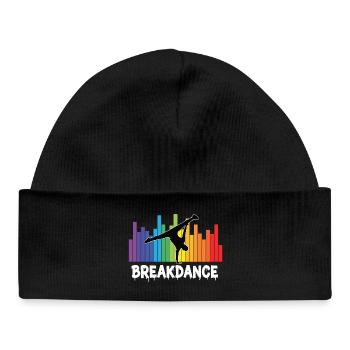 Breakdance Streetstyle Hip Hop DJ Dance - Bonnet bébé bio - noir - Devant