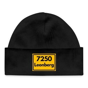 ANCIEN CODE POSTAL RÉTRO 7250 LEONBERG HEIMAT - Bonnet bébé bio - noir - Devant