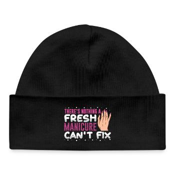 Nail Designer Nail Designer Cosmetics Nail Salon - Baby Organic Beanie - black - Front