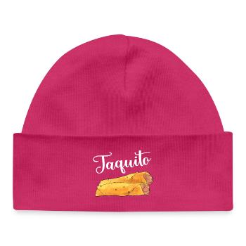 Taco-Taquito-Match - Baby Organic Mütze - hot Pink - Vorne