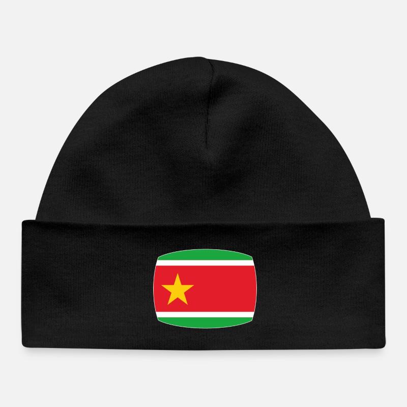 Drapeau de la Guadeloupe - Bonnet bébé bio - noir