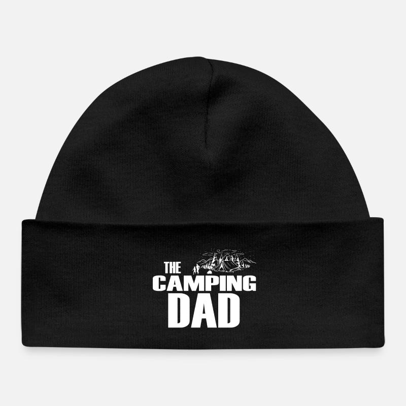 The Camping Dad - Bonnet bébé bio - noir