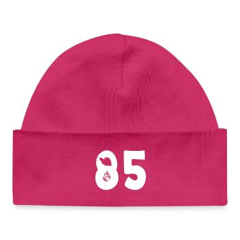 85 departement vendee - Bonnet bébé bio - hot pink - Devant