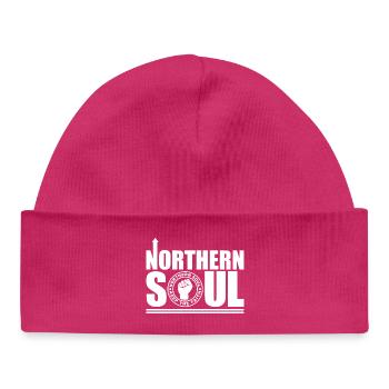 Northern Soul - Keep The Faith - Baby Organic Beanie - hot pink - Front
