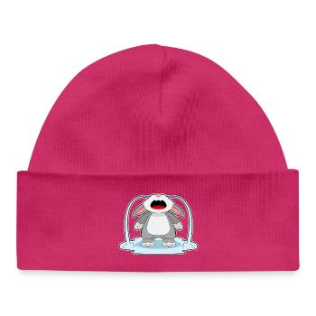 Hase Tränen - Baby Organic Mütze - hot Pink - Vorne