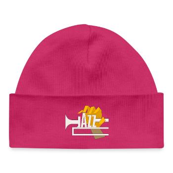 Tshirt Trompette Jazz - Bonnet bébé bio - hot pink - Devant