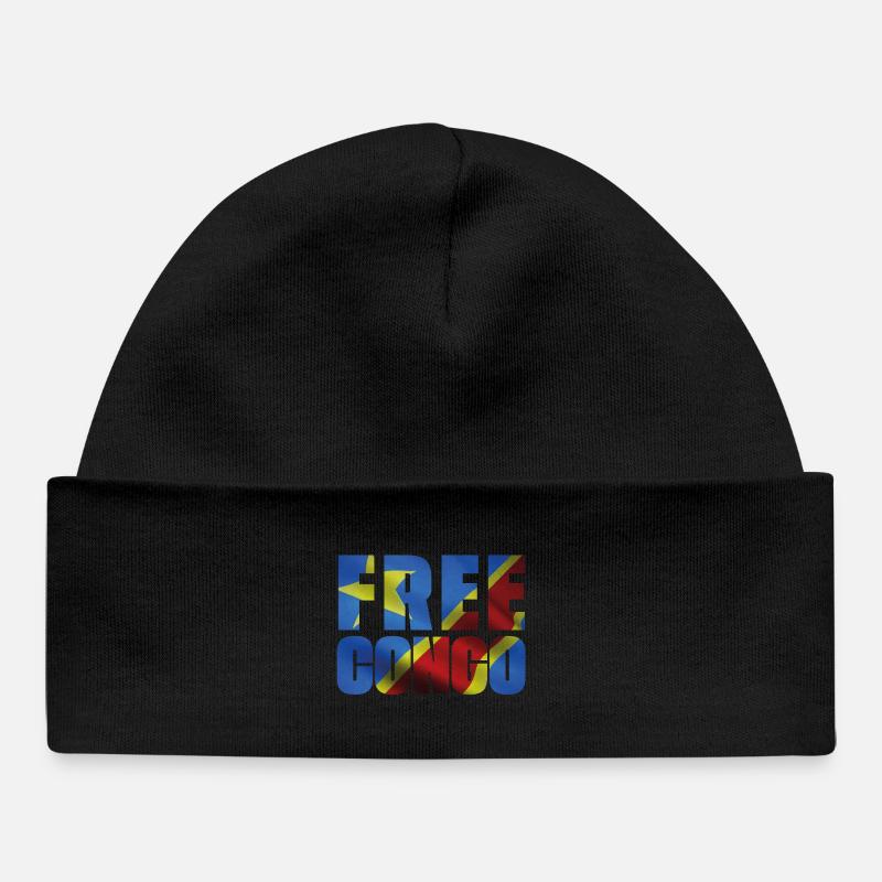 FREE CONGO - Bonnet bébé bio - noir