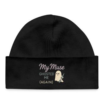 Creative Mindset, Artist Humor, More Chaos - Baby Organic Beanie - black - Front