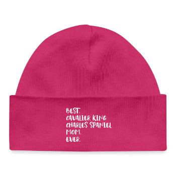 Cavalier King Charles Spaniel - Baby Organic Mütze - hot Pink - Vorne
