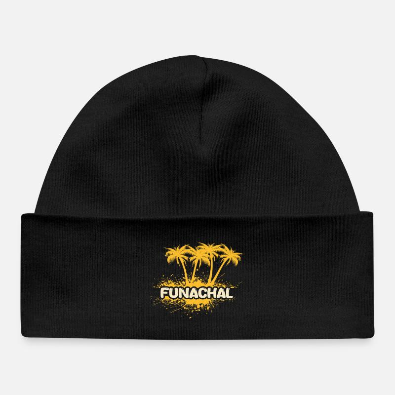 Cadeau pour Funachal - Bonnet bébé bio - noir
