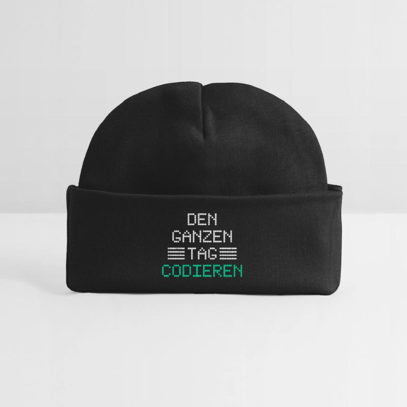 Nerd Computer CODING ALL DAY FUNNY Baby Organic Beanie