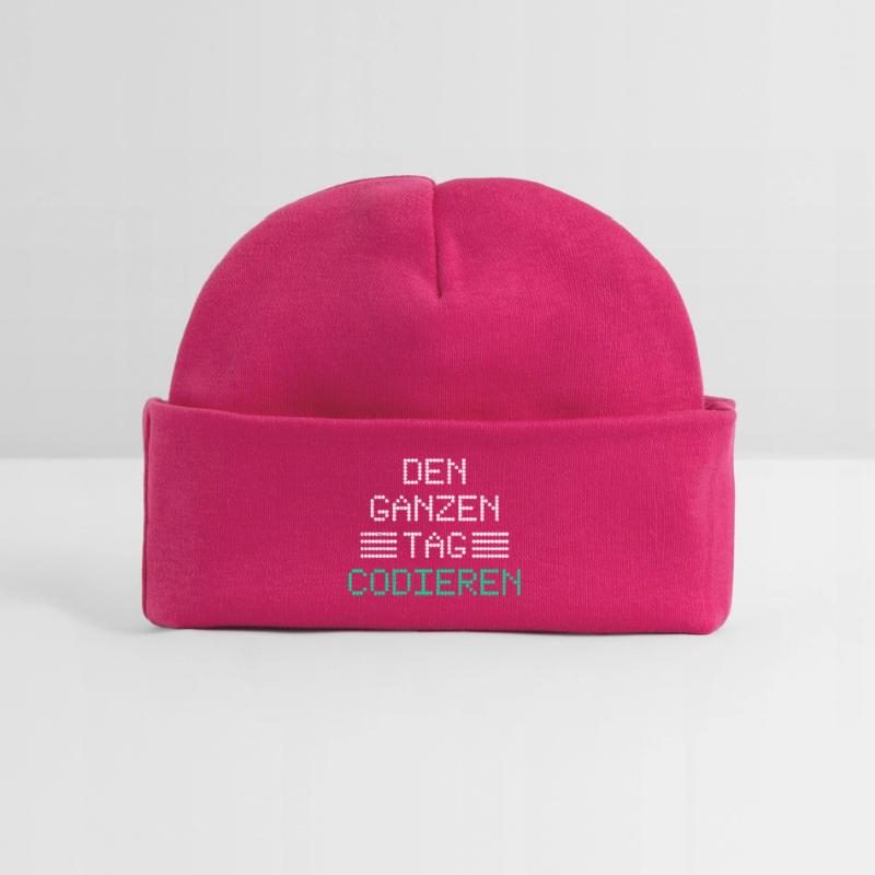 Nerd Computer CODING ALL DAY FUNNY Baby Organic Beanie