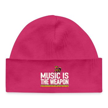 Reggae Music - Baby Organic Mütze - hot Pink - Vorne