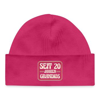 20 ans Anniversaire 20 - Bonnet bébé bio - hot pink - Devant