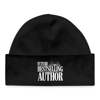 Future Bestselling Author - Baby Organic Beanie - black - Front