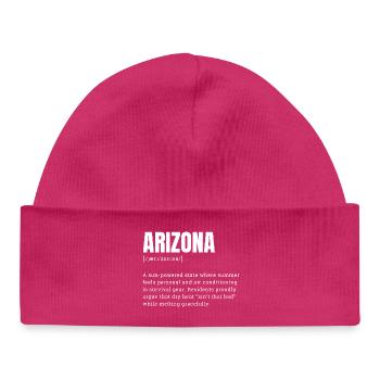 Arizona Sonnenkraft Grafik - Baby Organic Mütze - hot Pink - Vorne