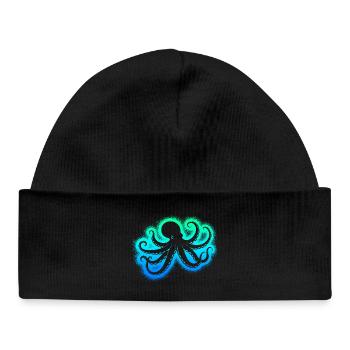 Octopus Kids Men's Boys Octopus - Baby Organic Beanie - black - Front