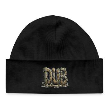 Dub Reggae - Baby Organic Beanie - black - Front