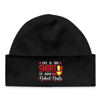 Nail Designer Nail Designer Cosmetics Nail Salon - Baby Organic Beanie - black - Front