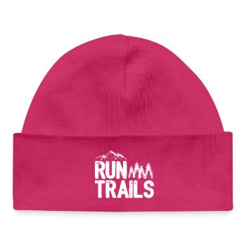 Run Trails - Baby Organic Mütze - hot Pink - Vorne