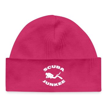 SCUBA JUNKEE - Baby Organic Beanie - hot pink - Front