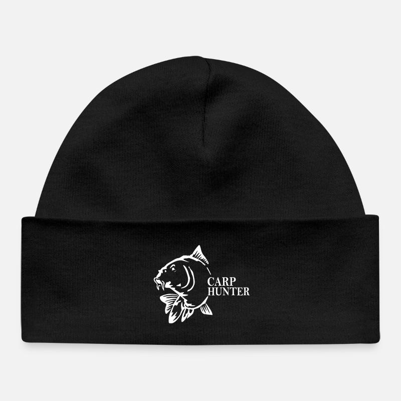 Carp Hunter - Bonnet bébé bio - noir