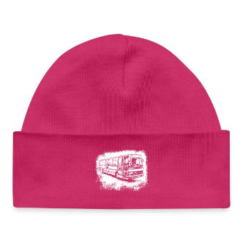 Setra S 213 UL Bus - Baby Organic Mütze - hot Pink - Vorne