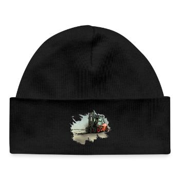 Forklift - Baby Organic Beanie - black - Front