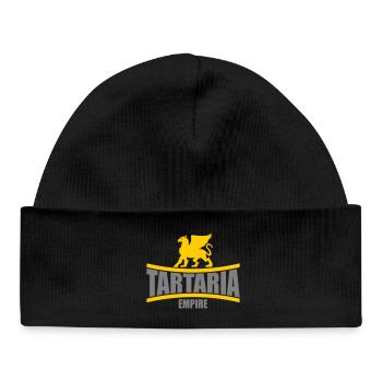 Empire de Tartarie | Couleurs modifiables - Bonnet bébé bio - noir - Devant