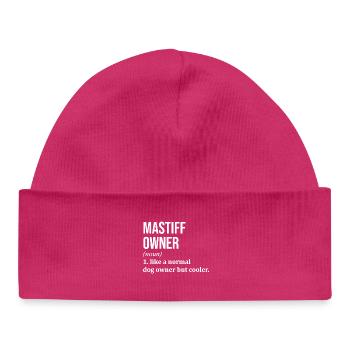Mastiff - Baby Organic Beanie - hot pink - Front
