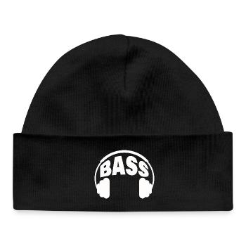 BASSE - Bonnet bébé bio - noir - Devant