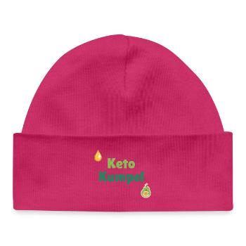 Keto Kumpel - Baby Organic Mütze - hot Pink - Vorne