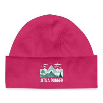 Ultra Runner - Baby Organic Beanie - hot pink - Front