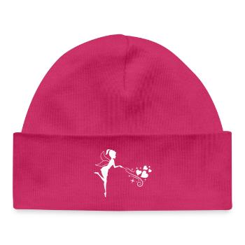 Märchenhafte Fee mit Herzmagie - Baby Organic Mütze - hot Pink - Vorne