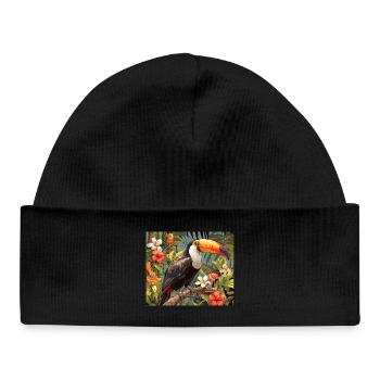 Toucans Toucan - Baby Organic Beanie - black - Front