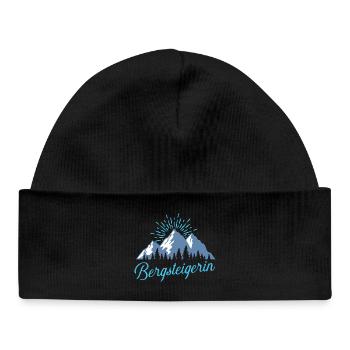 Climber - Baby Organic Beanie - black - Front