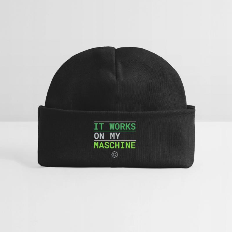 It Works On My Machine - Developer Excuse Baby Organic Beanie