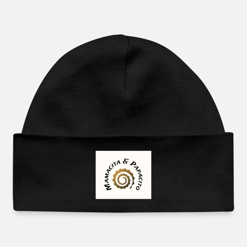 M&P-Logo - Baby Organic Mütze - Schwarz