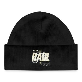 Urban Bike Casual Active Radl Radln - Baby Organic Mütze - Schwarz - Vorne