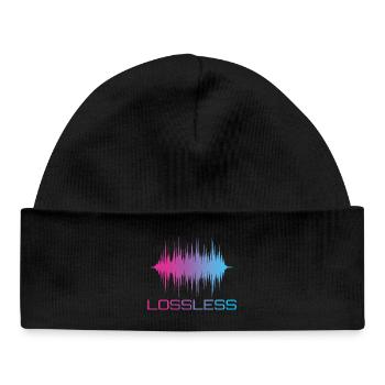 Format audio sans perte Son audiophile - Bonnet bébé bio - noir - Devant