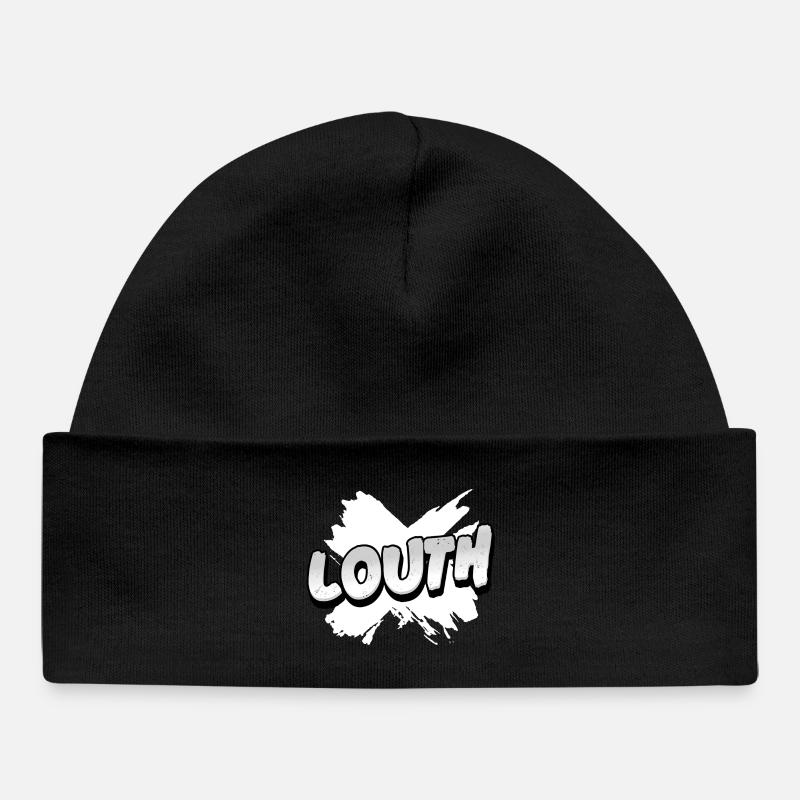 Comté de Louth, Irlande - Bonnet bébé bio - noir