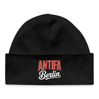 Antifa Berlin - Antifascist Tee - Baby Organic Beanie - black - Front