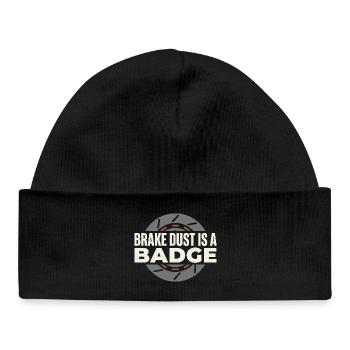 Track Day Brake Dust Hpde Track Car Autocross - Baby Organic Beanie - black - Front