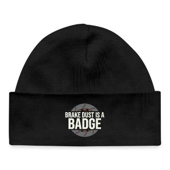 Track Day Brake Dust Hpde Track Car Autocross - Baby Organic Beanie - black - Front