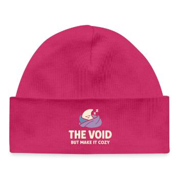 Existential humor, nihilism, humor, - Baby Organic Beanie - hot pink - Front