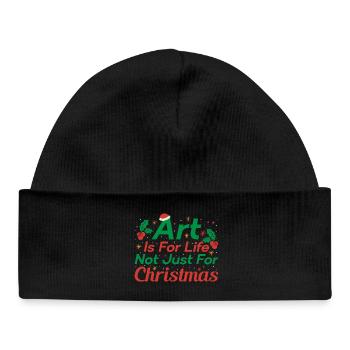 Artist Painter Graphic Art For Christmas Art Gifts - Baby Organic Beanie - black - Front