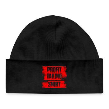 Profit taking Stock Market Stock Market Trader - Baby Organic Beanie - black - Front