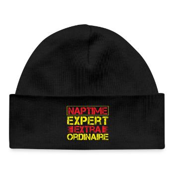 Anesthésiste Anesthésie Extra Ordinaire - Bonnet bébé bio - noir - Devant
