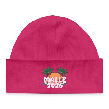 Malle 2026 - Bonnet bébé bio - hot pink - Devant