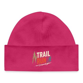 Trail Run - Baby Organic Mütze - hot Pink - Vorne